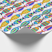 Fancy-Fisch Geschenkpapier (Ecke)