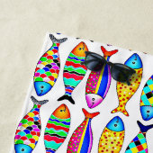 Fancy-Fisch Strandtuch (Beispiel)