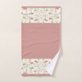 Fancy Flamingo Badhandtuch Set (Handtuch)