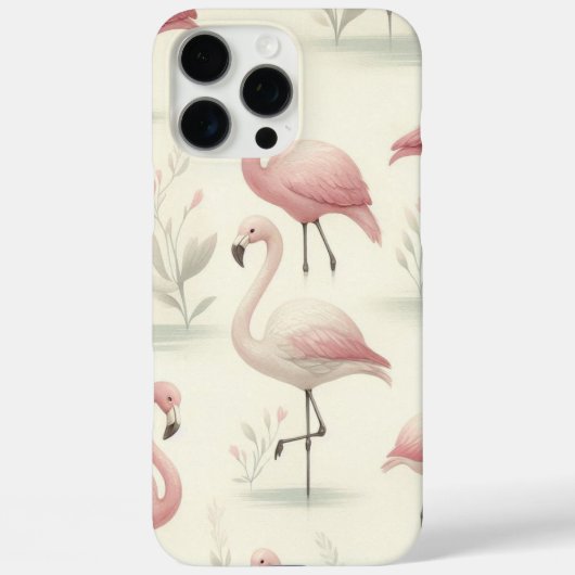 Fancy Flamingo Case-Mate iPhone Hülle (Rückseite)