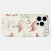 Fancy Flamingo iPhone Hülle (Rückseite (Horizontal))