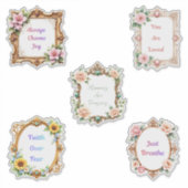 Fancy Frames Affirmations Aufkleberbogen Aufkleber (Vorderseite)