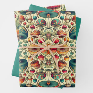 Fancy Fungi Geschenkpapier Set