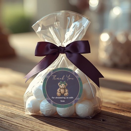 Fancy Girl Bear Theme Aufkleber