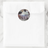Fancy Glacéerter Cupcake Runder Aufkleber (Tasche)