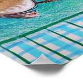 Fancy Goldfische Poster (Ecke)