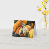 Fancy Gourds Nature Photography Note Karte (Gelbe Blume)
