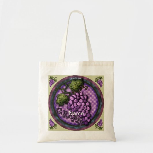 Fancy Grapes Tragetasche (Vorne)