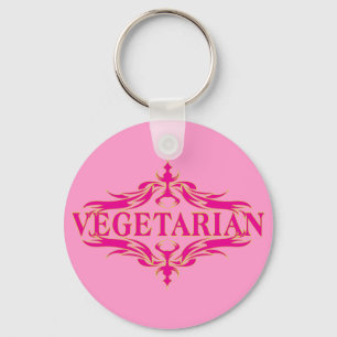 Fancy in Pink - Vegetarin Schlüsselanhänger