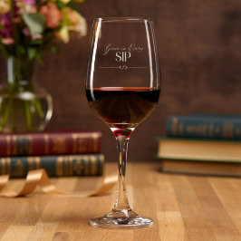 Fancy Inspirational Faith Quote Etched Wine Glass Weinglas