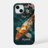 Fancy Koi iPhone 15 Hülle (Rückseite)