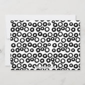 Fancy Little Black Dress Bachelorette Party Einladung (Rückseite)