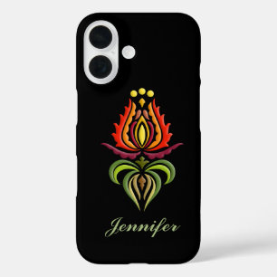 Fancy Mantle Stickerei - Ungarische Volkskunst iPhone 16 Hülle