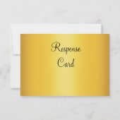 Fancy Monogram RSVP Karte (Rückseite)