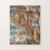 Fancy Mouse Bakery Tiny Storybook Pastry Shop Puzzle (Vertikal)