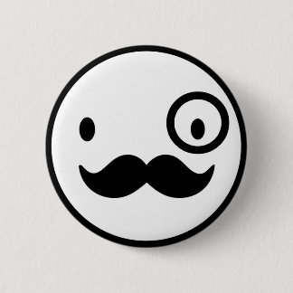 fancy mustchace face button