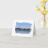 Fancy Note Card Karte (Gelbe Blume)