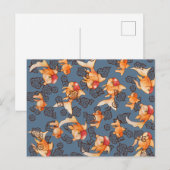Fancy Oranda Goldfisch Postkarte (Vorne/Hinten)