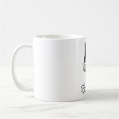 Fancy Pants Smoking-Katze Prost Kaffeetasse (Links)