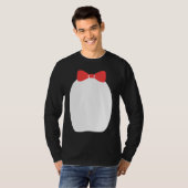 Fancy Penguin Bow Tie Halloween Costume T-Shirt (Vorne ganz)