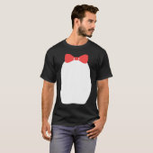 Fancy Penguin Bow Tie Halloween Costume T-Shirt (Vorne ganz)