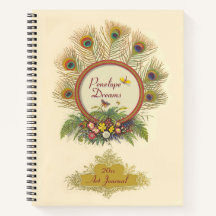 Fancy Pfauenfedern Flora und Fauna Kunstjournal