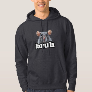Fancy-Ratte-Nagetierbesitzer-Meme Bruh Haustier-Ra Hoodie