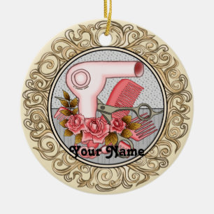 Fancy Roses Beautician-Schmuck Keramik Ornament