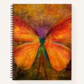 Fancy Schmetterling Notizblock (Vorderseite)
