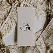 Fancy Schwarze Creme Alte Geld Luxus Hochzeit Menükarte