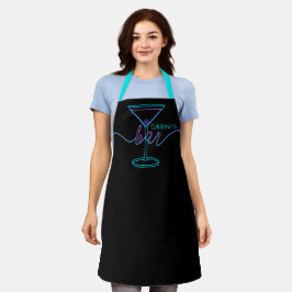 Fancy Script Fun Colors Fun Bar Aprons Schürze