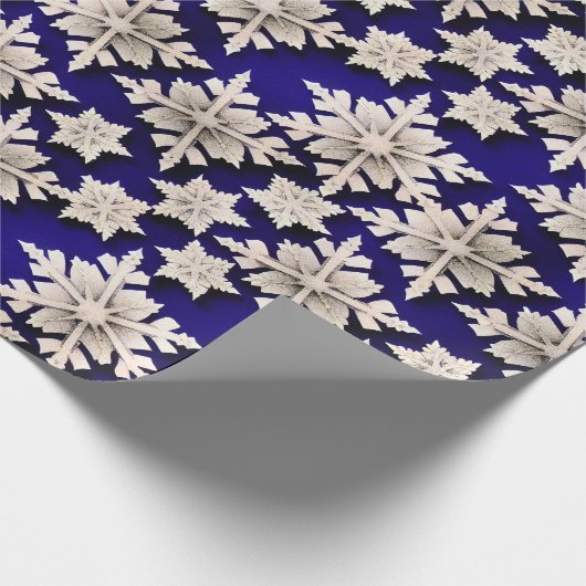 Fancy Snowflakes Geschenkpapier (Ecke)