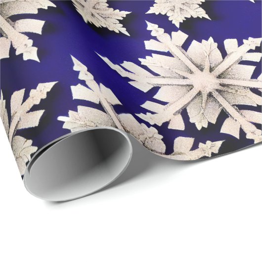 Fancy Snowflakes Geschenkpapier (Rolleneckpunkt)