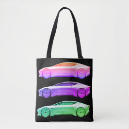 Fancy Sportwagen in kräftigen Farben sind beim Ein Tasche