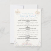 Fancy Tea Etiquette Game Card Einladung (Vorderseite)