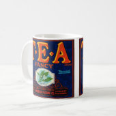 Fancy Tea Label  Mug Kaffeetasse (Vorderseite Links)