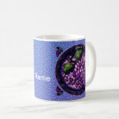 Fancy Trauben Kaffeetasse (VorderseiteRechts)