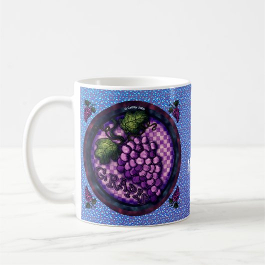 Fancy Trauben Kaffeetasse (Links)