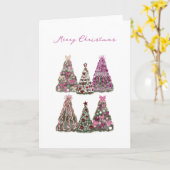 Fancy trees Card  Karte (Gelbe Blume)