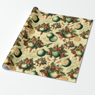 Fancy viktorianische Ornamente Geschenkpapier