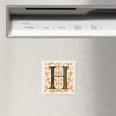 Fancy Vintage Buchstabe ‘H’ - Magnet (In Situ (Geschirrspüler))