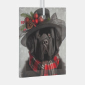 Fancy Vintage Lady Christmas Newf Ornament (Vorderseite Rechts)