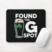 Fand den G Spot lustig St Patricks Day Mousepad (Mit Mouse)