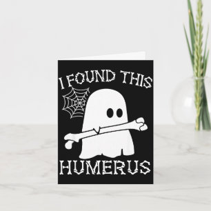 Fand diesen humorvollen Geist Halloween lustig Karte
