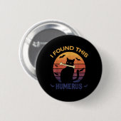 Fand dieses Humerus-Shirt Halloween Schwarze Katze Button (Vorne & Hinten)