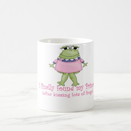 Fand meinen Prinzen Engagement Kaffeetasse (Mittel)
