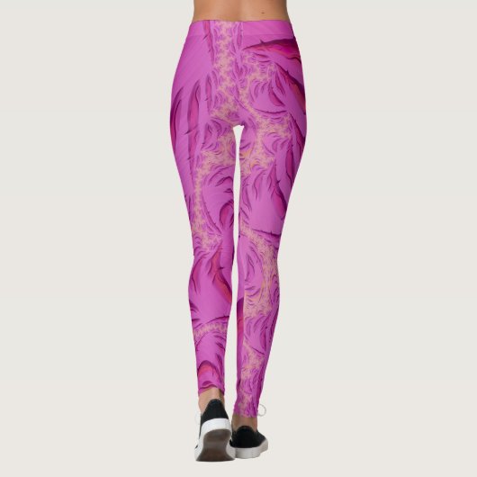 ~ FANDANGO Fraktal Design-Muster ~ Vorlage ~ Leggings (Rückseite)