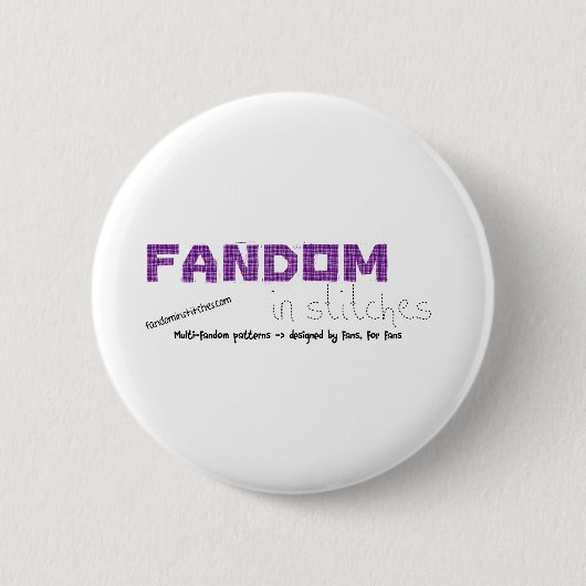 Fandom in den Stichen Button (Vorderseite)