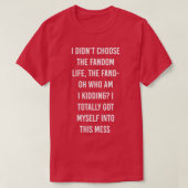 Fandom Life T-Shirt (Design vorne)