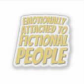 Fandom Quotes-Aufkleber Aufkleber (Vorderseite)